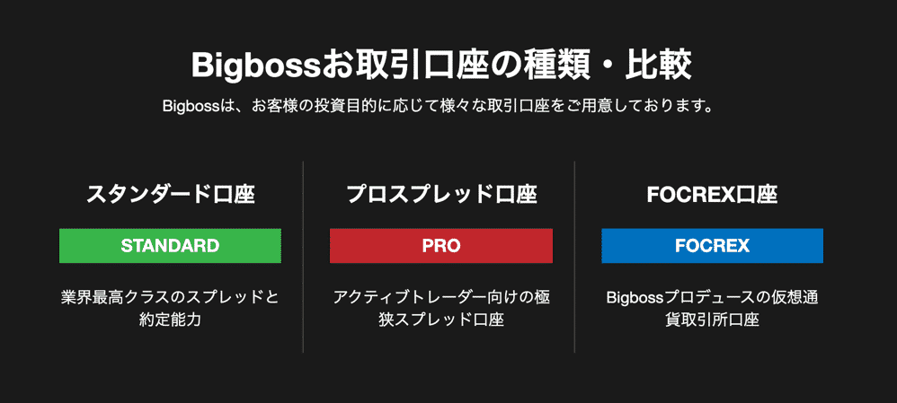 Bigboss 口座開設 ボーナス 取引時間 入出金 評判 手数料 アドリエット